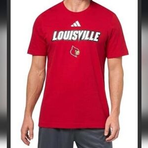 Louisville Mens Adidas T-Shirt, Large nwt